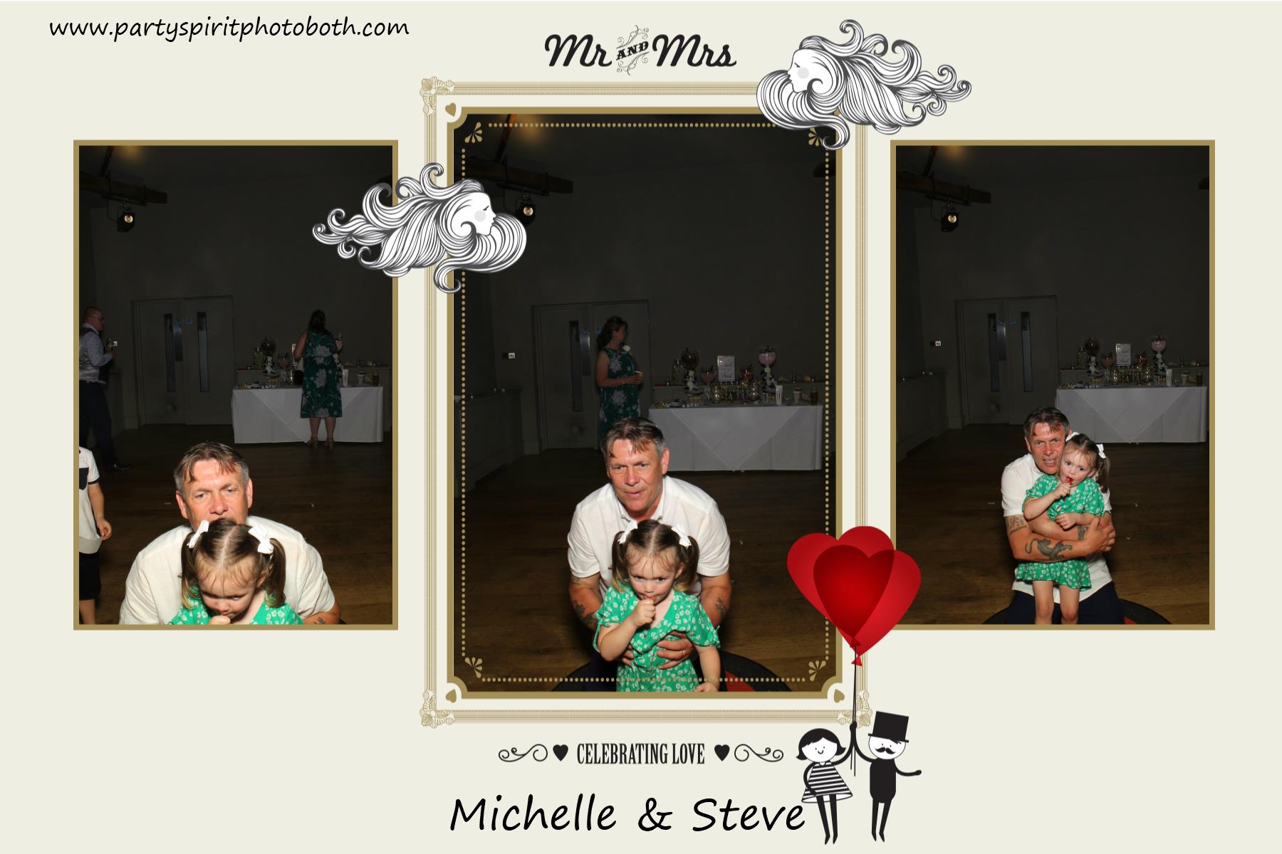 Michelle & Steve Wedding | View more photos from the event at gallery.partyspiritphotobooth.com/u/PartySpiritPhotoBooth/Michelle-Steve-Wedding